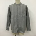 nano・universe ナノユニバース 長袖 シャツ、ブラウス Shirt, Blouse 672-2220208 LB.04 バンドカラー【USED】【古着】【中古】10098415