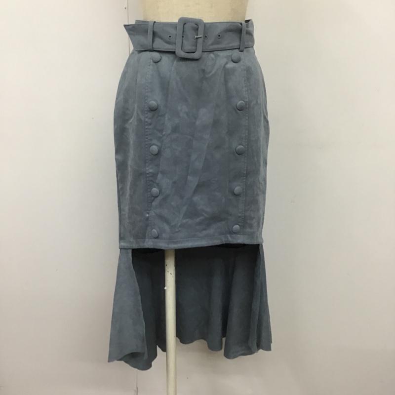 REDYAZEL レディアゼル ロングスカート スカート Skirt Long Skirt 02-2022500028 フェイクスエードラッフルヘムスカート 膝上【USED】【古着】【中古】10098685