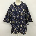 dazzlin ダズリン 半袖 シャツ、ブラウス Shirt, Blouse 021740401201 フレアスリーブシャツ 半袖シャツ 花柄総柄シャツ カラーシャツ【USED】【古着】【中古】10099083