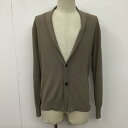 nano・universe ナノユニバース 長袖 カーディガン Cardigan 668-3122230 リネンブレンド鹿の子編みショールニットカーディガン 長...