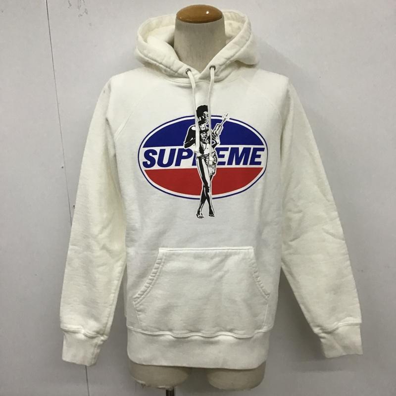 Supreme シュプリーム 長袖 パーカー Hooded Sweatshirt, Hoodie 17AW シュプリーム×ヒステリックグラマーダイナマイトガールプリントパーカー 長袖パーカー スウェット【USED】【古着】【中古】10100191