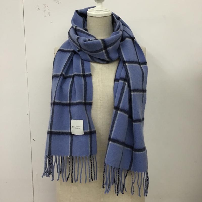 MACKINTOSH PHILOSOPH マッキントシュフィロソフィー マフラー マフラー Long Scarf H1720-289-25 カシミヤ フリンジ ロゴ10100332