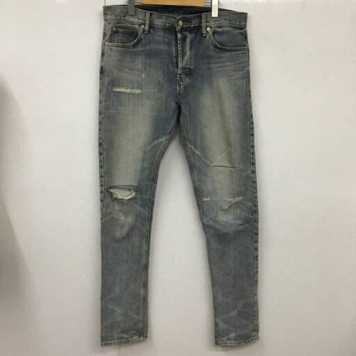 ESSENTIALS エッセンシャルズ デニム、ジーンズ パンツ Pants, Trousers Denim Pants, Jeans デニムパンツ ダメージ加工 カジュアルジーンズ ストレートパンツ【USED】【古着】【中古】10101424