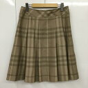 Burberry London バーバリーロンドン ミニスカート スカート Skirt Mini Skirt, Short Skirt チェックスカート フレアスカート ミニスカート プリーツスカート【USED】【古着】【中古】10101828