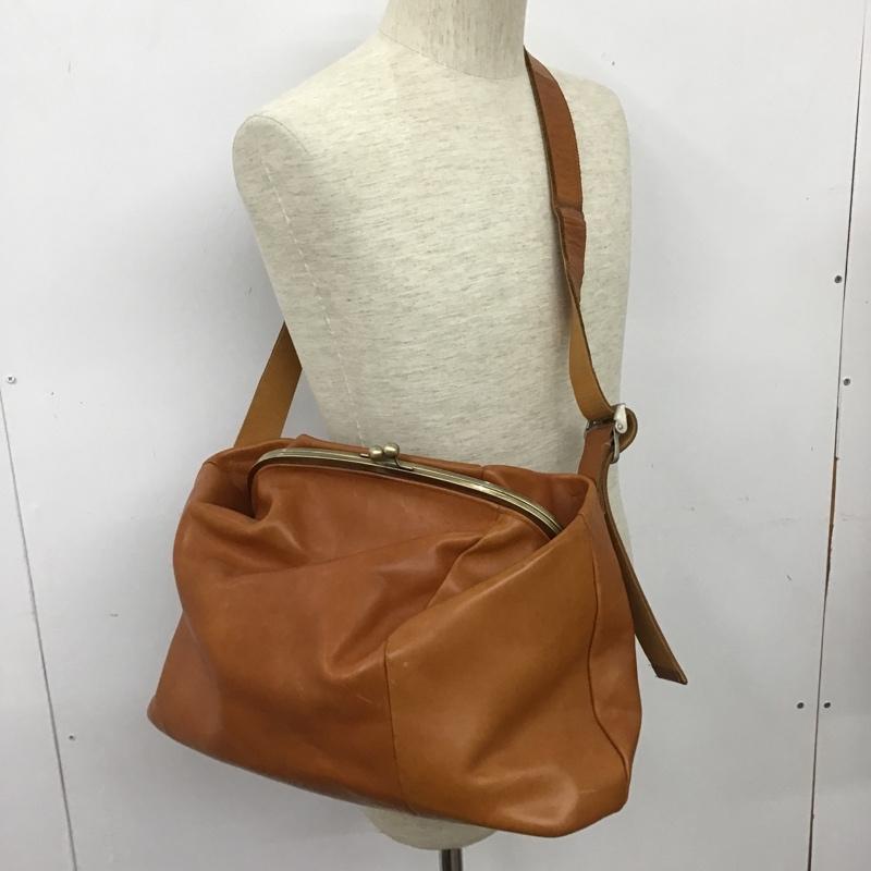 macromauro マクロマウロ ショルダーバッグ ショルダーバッグ Shoulder Bag ガンマ がま口バッグ レザー【USED】【古着】【中古】10102530