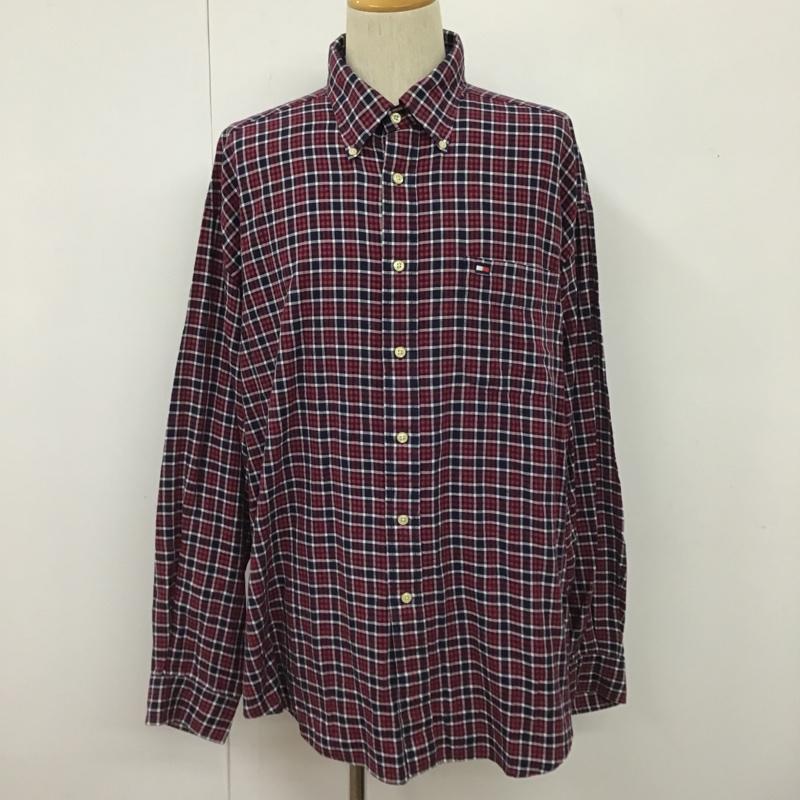 TOMMY HILFIGER g~[qtBK[  VcAuEX Shirt, Blouse Vc `FbNVc J[Vc JWAVc {^_EVcyUSEDzyÒzyÁz10102570