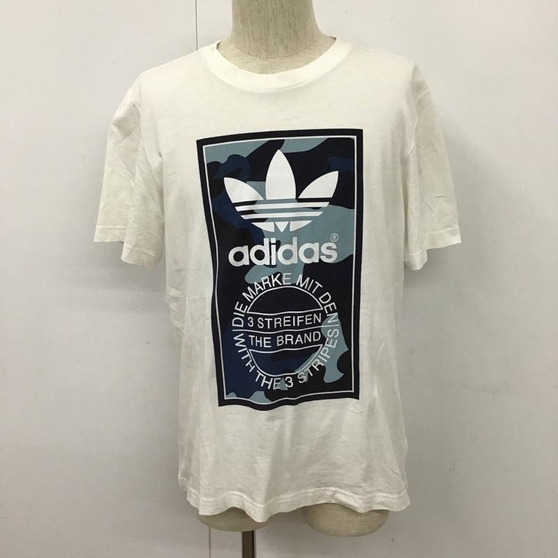 adidas originals アディダスオリジナルス 半袖 シャツ、ブラウス Shirt, Blouse DX3662 Tシャツ 半袖カットソー プリントTシャツ【USED】【古着】【中古】10103222