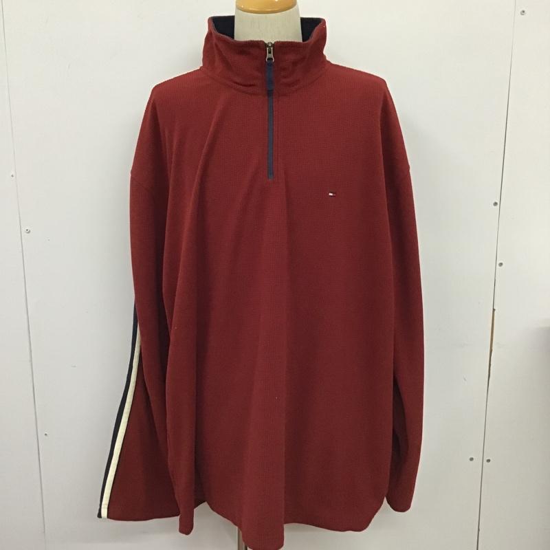 TOMMY HILFIGER トミーヒルフィガー 長袖 カットソー Cut and Sewn ハーフジップ【USED】【古着】【中古】10103487