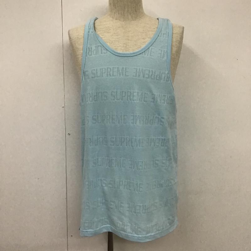 Supreme Vv[ ^Ngbv ^Ngbv Tank Top m[X[u 18SS Mesh Stripe Tank TopyUSEDzyÒzyÁz10103688