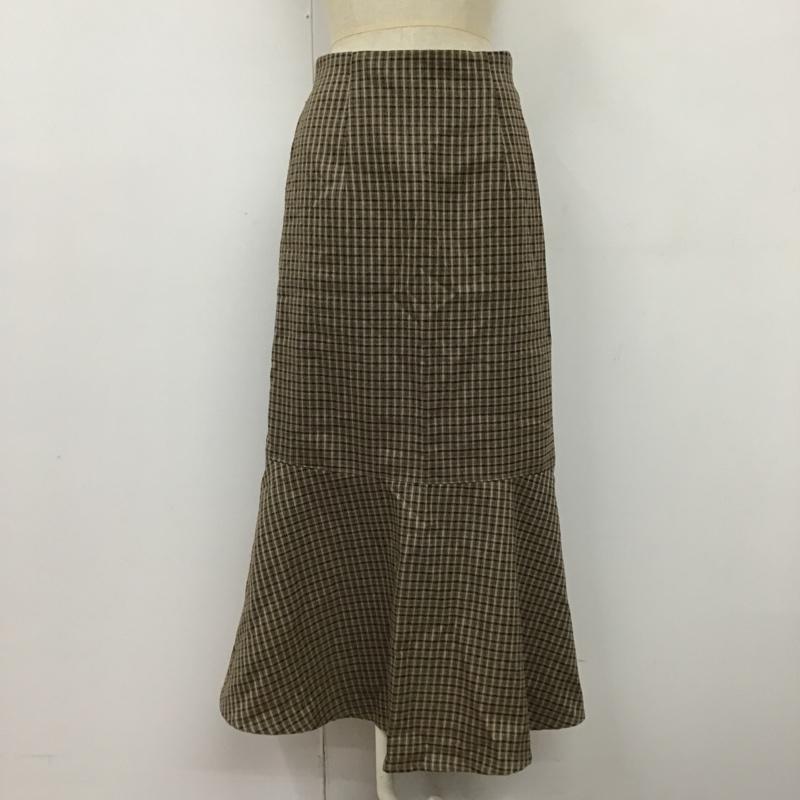 w closet ダブルクローゼット ロングスカート スカート Skirt Long Skirt チェックロングスカート フレアスカート マーメイドロングスカート【USED】【古着】【中古】10104161