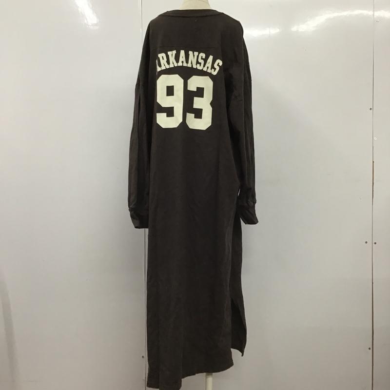 Ungrid アングリッド ロングスカート ワンピース One-Piece Long Skirt 111940323501 ルーズロゴカットワンピース【USED】【古着】【中古】10104384
