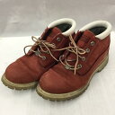 商品情報メーカーティンバーランド / Timberland形状ブーツ / ショートブーツサイズ表記サイズ：表記無し高さ：10 cm、筒周り：23 cm、幅：11 cmカラー赤 / レッド柄 / パターンワンポイント素材素材タグ無し商品状態状態ランク：B着用感がありますが、汚れやダメージが比較的少ないお品物です。※程度・状態に関しては、当店の基準にて判断したものです。※ランクはあくまで基準となりますので、商品状態・写真をご覧ください。状態補足サイズ表記：8M 全体的に汚れやシワがあります。 かかとソールが擦り減っています。 ソールに色移りがあります。※保管によるにおいが付着する場合がございます。においを気にされます方はご購入をお控えください。※現状では加水分解などによる大きな破損は見受けられませんが、性質上、劣化や加水分解で破損する可能性がある商品です。輸送中、購入後の着用により破損する場合もございますので、万が一、購入後に破損等がありましても返品等の対応は一切致しかねます。ご理解頂いた上でご購入ください。状態ランク詳細N未使用品できれいなお品物ですS未使用に近い状態で使用感の少ないきれいなお品物ですA多少の使用感はありますが、汚れやダメージも目立たなく良好なお品物ですB着用感がありますが、汚れやダメージが比較的少ないお品物ですC使用感があり、汚れやダメージがあるお品物ですD使用感やダメージがかなりある、もしくは使用に難があるお品物です～ 商品在庫について ～当店の在庫は全て現品限りとなり、並行して販売している関係上、商品ページ等で表示されている在庫情報は必ずしもリアルタイムではございません。 ご注文時に表示が在庫ありとなっていても、既に完売となっている場合もございますので予めご了承ください。～ ご注文前にご確認ください ～※販売している商品は全て中古品の為、商品によっては全ての状態やダメージを掲載する事が出来ない場合もあり、掲載された情報以外に細部の破損や汚れ、欠品、劣化などの見落としがある場合がございます。また、中古品に対してのご理解が難しいお客様においては、恐れ入りますがご購入をお控えいただきますようお願い致します。※個人差による主観の違いがあるかと思いますので、商品説明や写真画像をよくご確認の上、ご購入をお願い致します。※サイズは実寸での計測またはカタログ値になりますので、多少の誤差に関しましてはご了承をお願い致します。ティンバーランド / Timberland ブーツ / ショートブーツ Boots / Short Boots