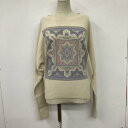 PRIDE プライド 長袖 ニット、セーター Knit, Sweater 長袖ニット 長袖カットソー リブニット セーター クルーネック【USED】【古着】【中古】10105627
