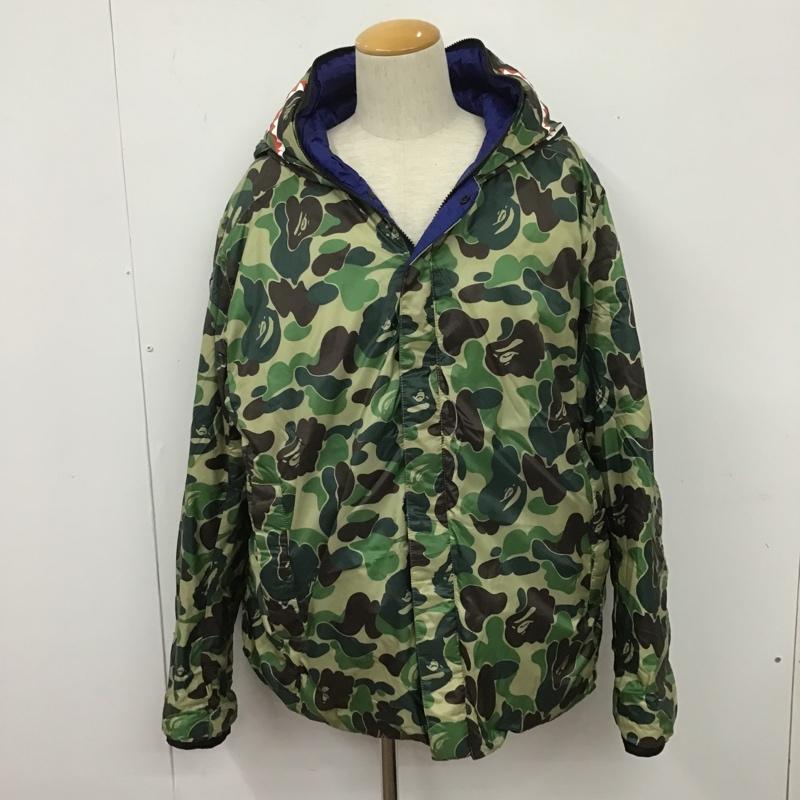 A BATHING APE アベイシングエイプ ダウンジャケット ジャケット、上着 Jacket CANADA GOOSE カモ SHARK HOODIE FOR BAPE【USED】【古着】【中古】10106093