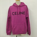 CELINE セリーヌ 長袖 パーカー Hooded Sweatshirt, Hoodie 2y321052h 21SS CLASSICLOGOLOOSESWEATSHIRT エディスリマン パーカー【USED】【古着】【中古】10106204