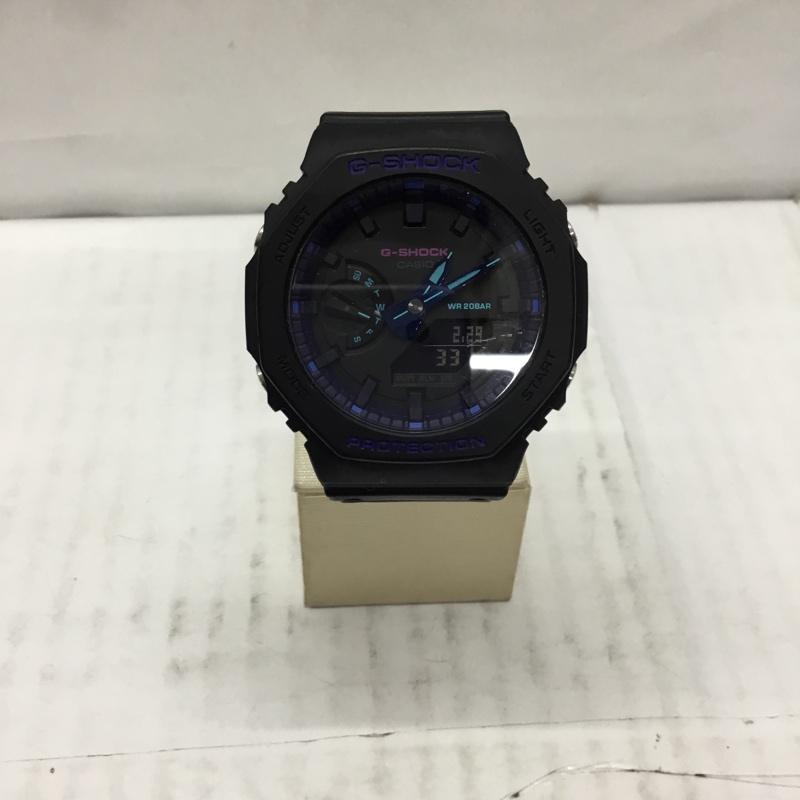 G-SHOCK ジーショック アナログ（クォーツ式） 腕時計 Watch Analog (Quartz) GA-2100VB 八角形 箱有 Virtual Blue【USED】【古着】【中古】10106510