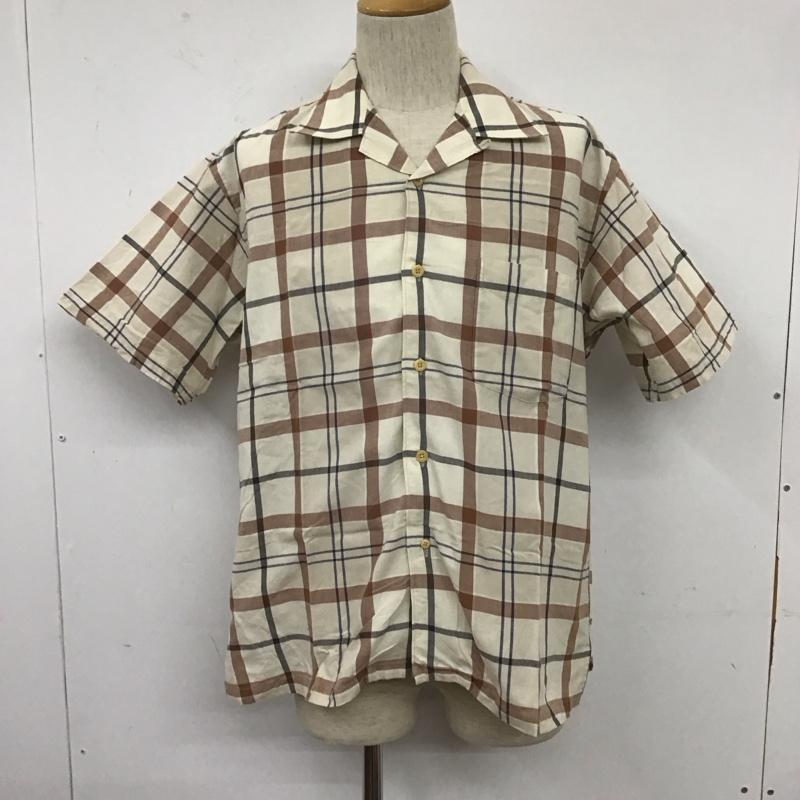 CHAPS チャップス 半袖 シャツ、ブラウス Shirt, Blouse 半袖シャツ カラーシャツ 半袖カットソー チェックシャツ【USED】【古着】【中古】10106569