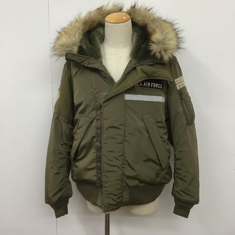AVIREX アヴィレックス ジャンパー、ブルゾン ジャケット、上着 Jacket ジップアップジャケット アウター フード付きジャケット ミリタリージャケット【USED】【古着】【中古】10106657