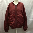 MOUSSY マウジー ジャンパー ブルゾン ジャケット 上着 Jacket 010AAH30-5690 OVERSIZED BOMBER JACKET MA-1【USED】【古着】【中古】10107319