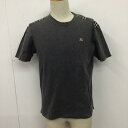 BURBERRY BLACK LABEL バーバリーブラックレーベル 半袖 Tシャツ T Shirt 半袖カットソー 刺繍Tシャツ クルーネックカットソー【USED】【古着】【中古】10107691