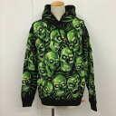 Supreme シュプリーム 長袖 パーカー Hooded Sweatshirt, Hoodie 18SS Skull Pile Hooded Sweartshirt ドクロ プルオーバー ロゴ 裏起毛【USED】【古着】【中古】10107816