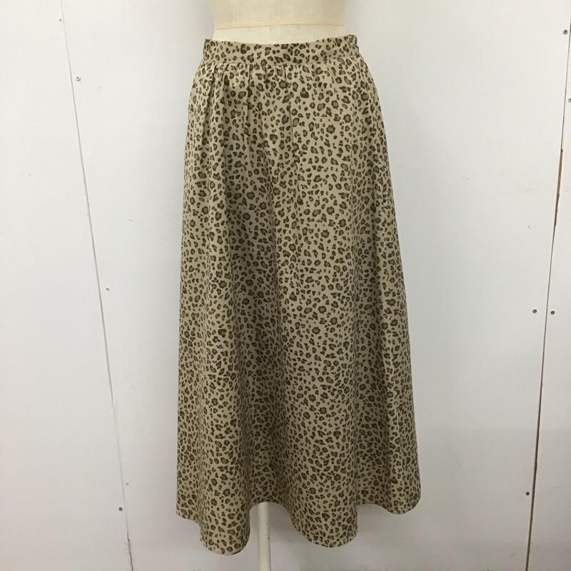 ehka sopo エヘカソポ ロングスカート スカート Skirt Long Skirt ロングスカート フレアスカート カジュアルスカート レオパード柄スカート【USED】【古着】【中古】10108052