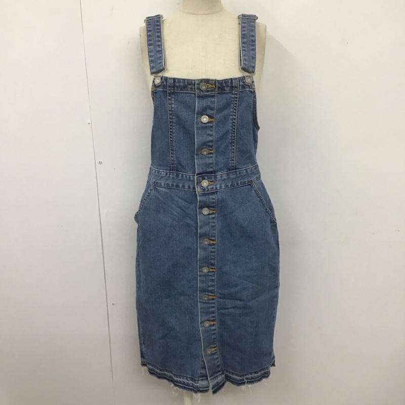 MOUSSY マウジー ジャンパースカート ジャンパースカート 0109AC12-5610 デニムジャンパースカート DENIM PAINTER PT【USED】【古着】..