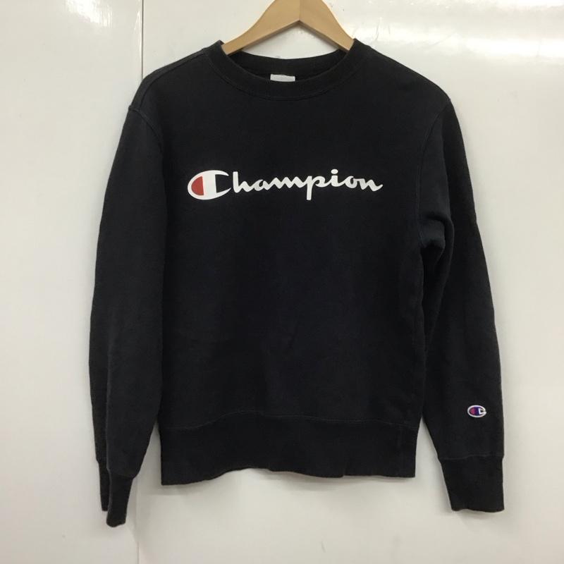 Champion チャンピオン 長袖 トレーナー Sweat, Sweatshirt c3-h004 ベーシッククルーネックスウェットシャツ トレーナー プリントスウェット【USED】【古着】【中古】10108478