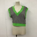 ZARA ザラ ベスト ベスト Vest ニットベスト ノースリーブニット Vネック【USED】【古着】【中古】10108832(4)