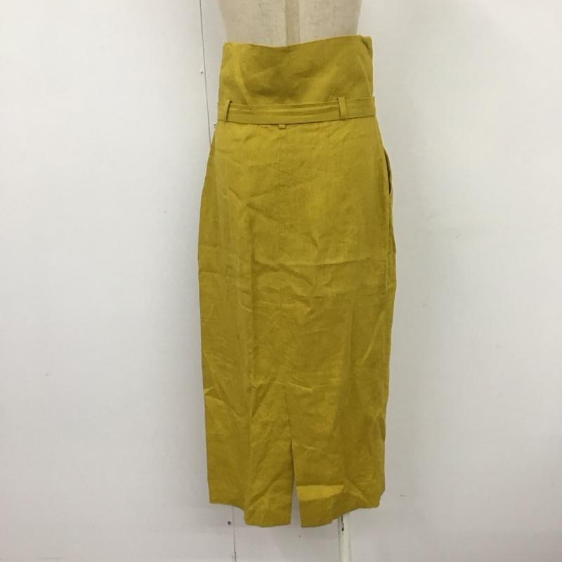 ITEMS URBAN RESEARCH アイテムズ アーバンリサーチ ロングスカート スカート Skirt Long Skirt wh85-25n008 リネンライクタイトスカート センタースリットスカート【USED】【古着】【中古】10109210
