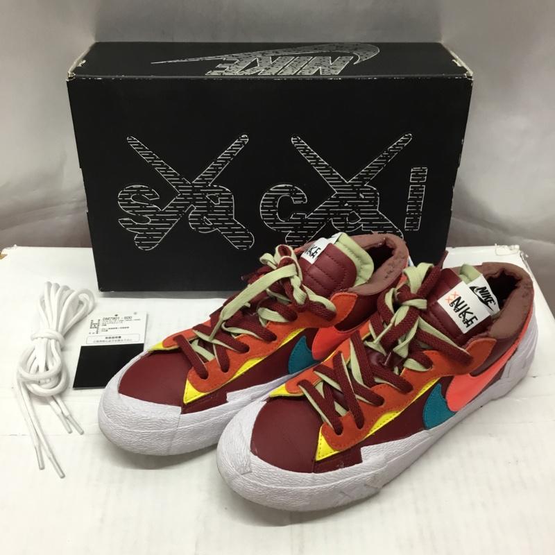 NIKE ʥ ˡ ˡ Sneakers DM7901 600 BLAZER LOW SACAI KAWS 27.5cm ȢͭUSEDۡڸۡš10109556