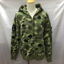 A BATHING APE アベイシングエイプ 長袖 パーカー Hooded Sweatshirt, Hoodie 001ZPD231926X UNDEFEATED SHARK CAMO FULL ZIP10109667