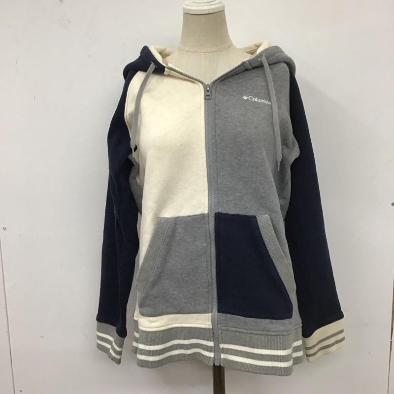 Columbia コロンビア 長袖 パーカー Hooded Sweatshirt, Hoodie 216 PL2557 ジップアップ ジップパーカー 裏起毛【USED】【古着】【中古】10111067