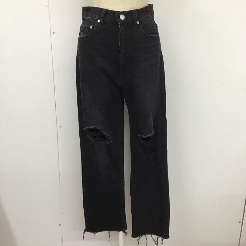 EMODA エモダ デニム、ジーンズ パンツ Pants, Trousers Denim Pants, Jeans ダメージ ハイウエスト【USED】【古着】【中古】10111071