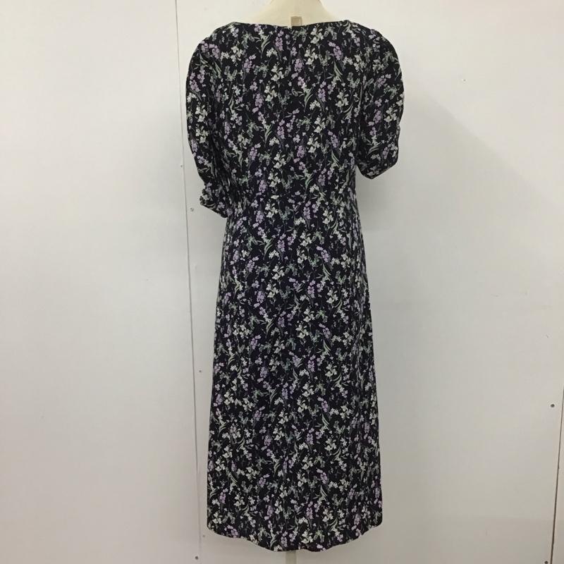index インデックス ロングスカート ワンピース One-Piece Long Skirt 半袖ロングワンピース 総柄 花柄 フレアスカート【USED】【古着】【中古】10111501