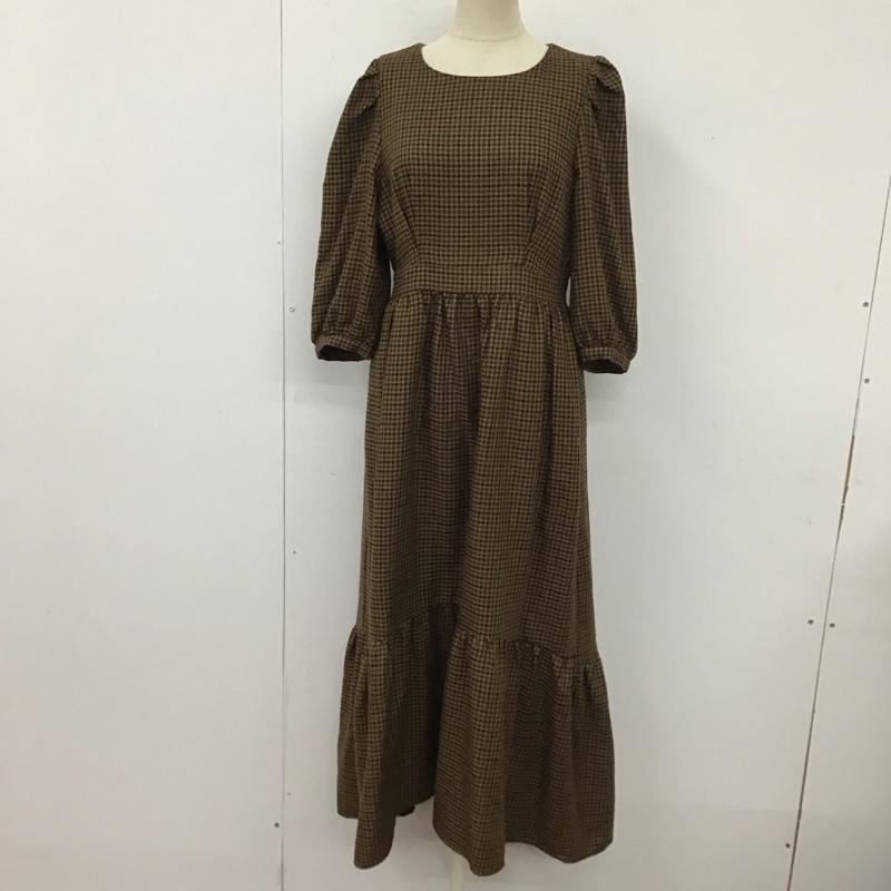 MOUSSY ޥ 󥰥 ԡ One-Piece Long Skirt 010dag30-5900 CHECKPUFF...