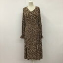 Avan Lily アヴァンリリィ ロングスカート ワンピース One-Piece Long Skirt 長袖ロングワンピース フレアスカート ノーカラーロングワンピース【USED】【古着】【中古】10113268(4)