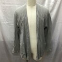 marka マーカ 長袖 カーディガン Cardigan 長袖カーディガン 長袖カットソー ノーカラージャケット 前開カーディガン【USED】【古着】【中古】1...