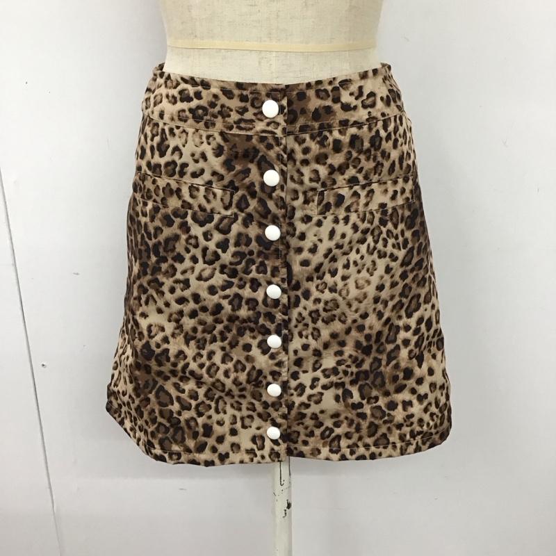 lilLilly リルリリー ミニスカート スカート Skirt Mini Skirt, Short Skirt L18SS-SK209 フロントボタン 台形スカート【USED】【古着】【中古】10114790(4)