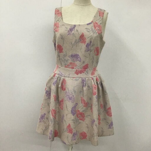 dazzlin ダズリン ミニスカート ワンピース One-Piece Mini Skirt, Short Skirt 021650305001 フラワージャカードミニワンピース ノースリーブワンピース【USED】【古着】【中古】10114942 dazzlin ダズリン ミニスカート ワンピース One-Piece Mini Skirt, Short Skirt 021650305001 フラワージャカードミニワンピース ノースリーブワンピース【USED】【古着】【中古】10114942