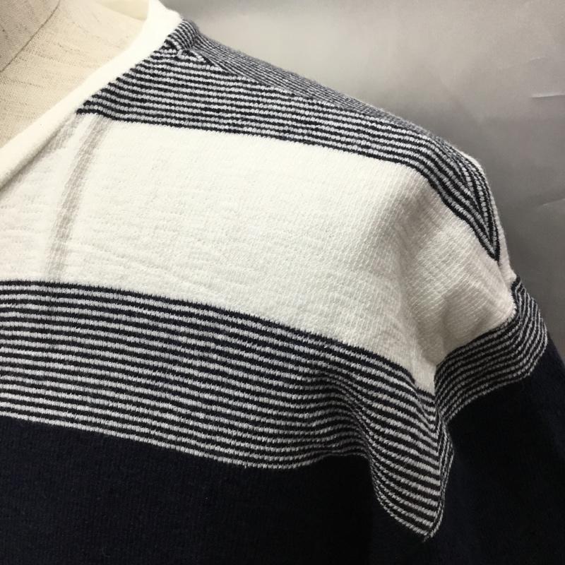 relume Journal Standard レリュームジャーナルスタンダード 半袖 Tシャツ T Shirt 17-071-464-6160-1-0 ビッグシルエットTシャツ 半袖カットソー ボーダー【USED】【古着】【中古】10115156