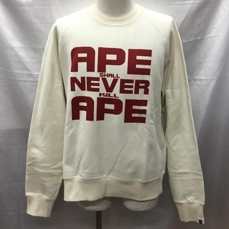楽天市場】bape(カラーホワイト)(スウェット・トレーナー 楽天市場】bape(カラーホワイト)(スウェット・トレーナー