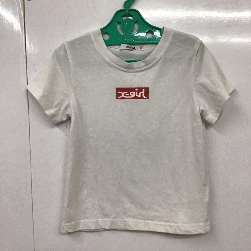 X-girl エックスガール 半袖 Tシャツ T Shirt 半袖カットソー プリントTシャツ クルーネックカットソー【USED】【古着】【中古】10117506