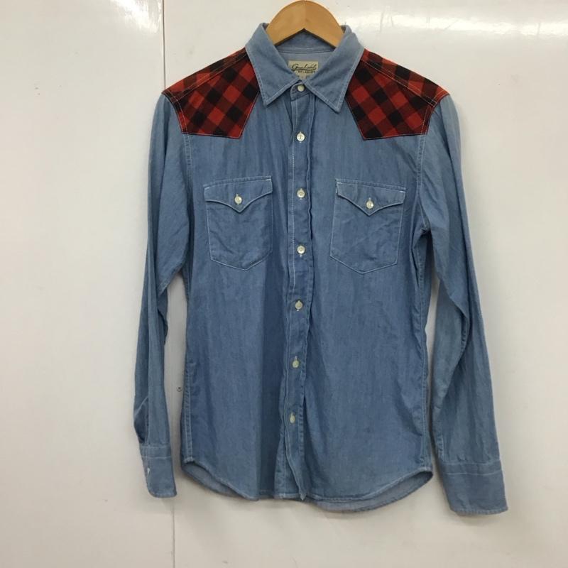 green label relaxing グリーンレーベルリラクシング 長袖 シャツ、ブラウス Shirt, Blouse 長袖シャツ カラーシャツ ポケットシャツ 長袖カットソー チェックシャツ【USED】【古着】【中古】10117642