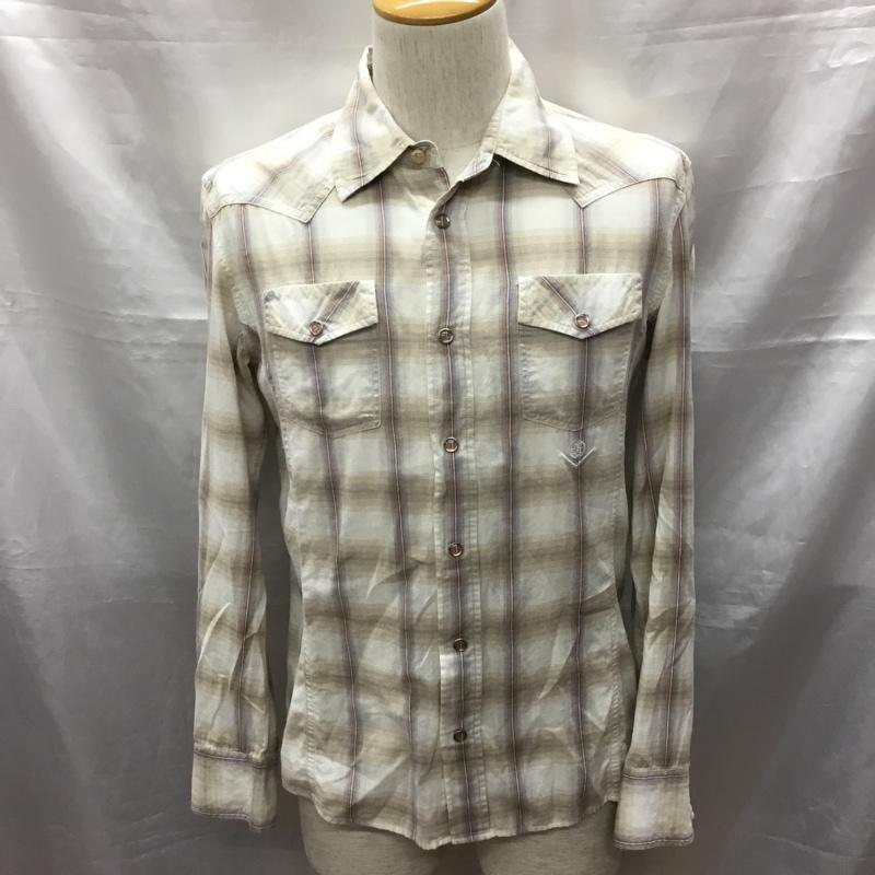 DIESEL ディーゼル 長袖 シャツ、ブラウス Shirt, Blouse 長袖シャツ カラーシャツ ポケットシャツ 長袖カットソー チェックシャツ【USED】【古着】【中古】10117720