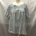 CIAOPANIC TYPY チャオパニックティピー 半袖 カットソー Cut and Sewn 半袖シャツカットソー ノーカラーシャツカットソー フリルシャツ【USED】【古着】【中古】10118067(4)