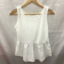 JEANASIS ジーナシス タンクトップ タンクトップ Tank Top JS262124TP レイヤード ギャザー【USED】【古着】【中古】10118184(4)