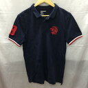 GIORDANO ジョルダーノ 半袖 ポロシャツ Polo Shirt 刺繍【USED】【古着】【中古】10119302