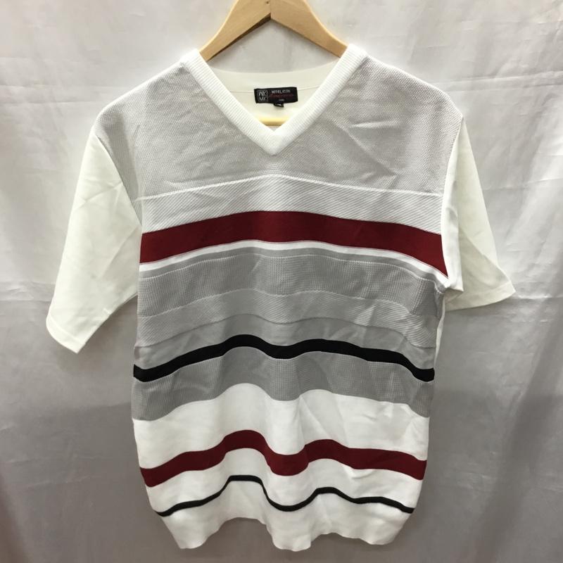 MICHEL KLEIN ミッシェル・クラン 半袖 カットソー Cut and Sewn MKIGO-17069 ハイブリットパネル【USED】【古着】【中古】10119327