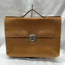 USED 古着 ブリーフケース、書類かばん ブリーフケース、書類かばん Briefcase レザー ショルダー 2WAY ビジネスバッグ【USED】【古着】【中...